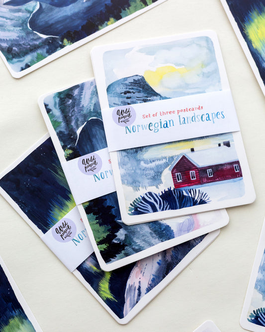 Postcard Set — Norwegian Landscapes