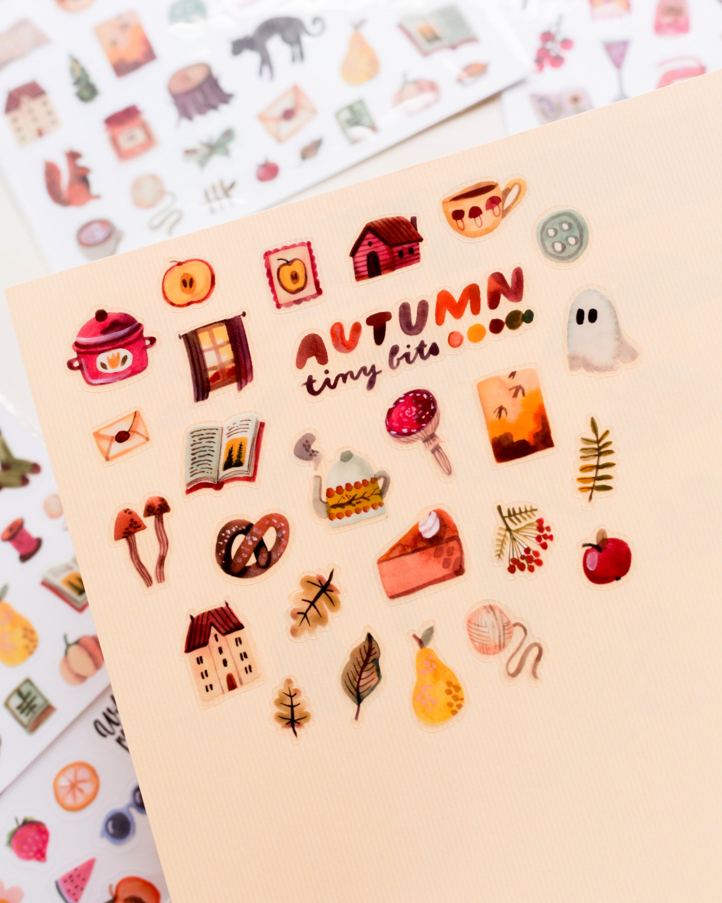 Vinyl sticker sheet — Autumn Tiny Bits
