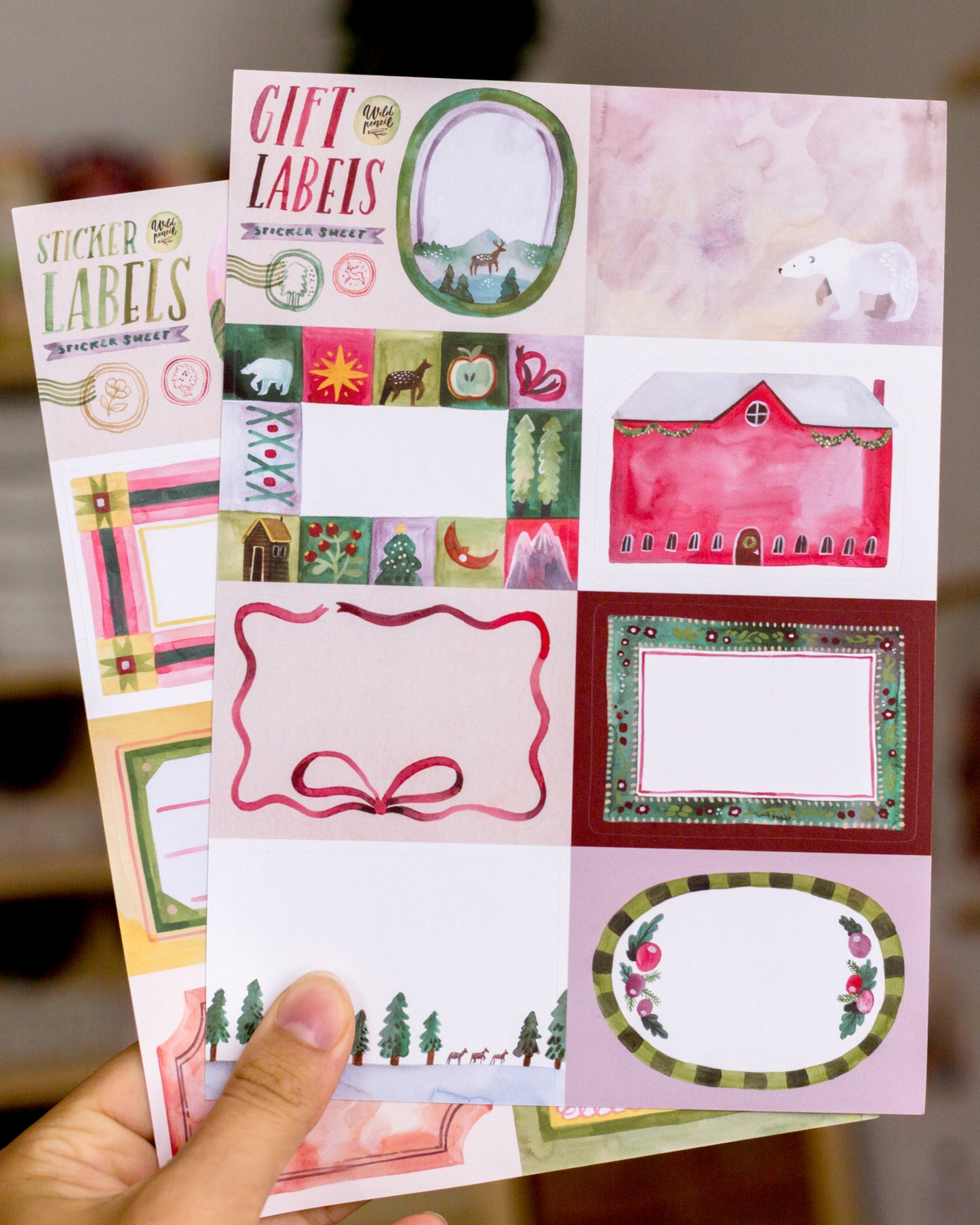Vinyl sticker sheet — Summer Tiny Bits