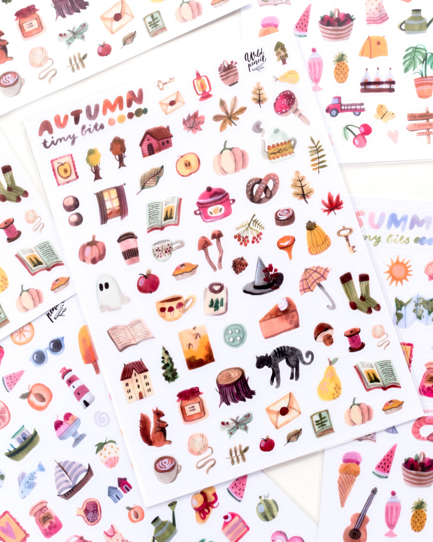 Vinyl sticker sheet — Autumn Tiny Bits