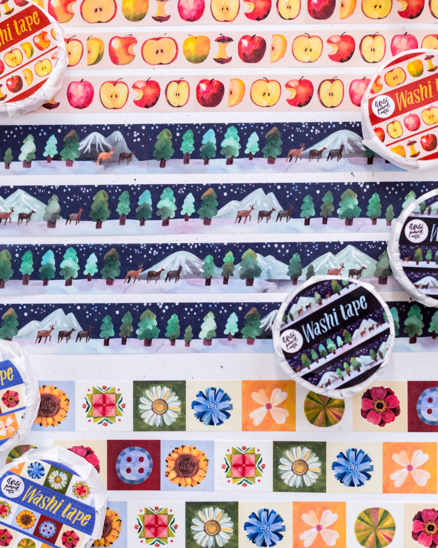 Washi Tape — Květiny