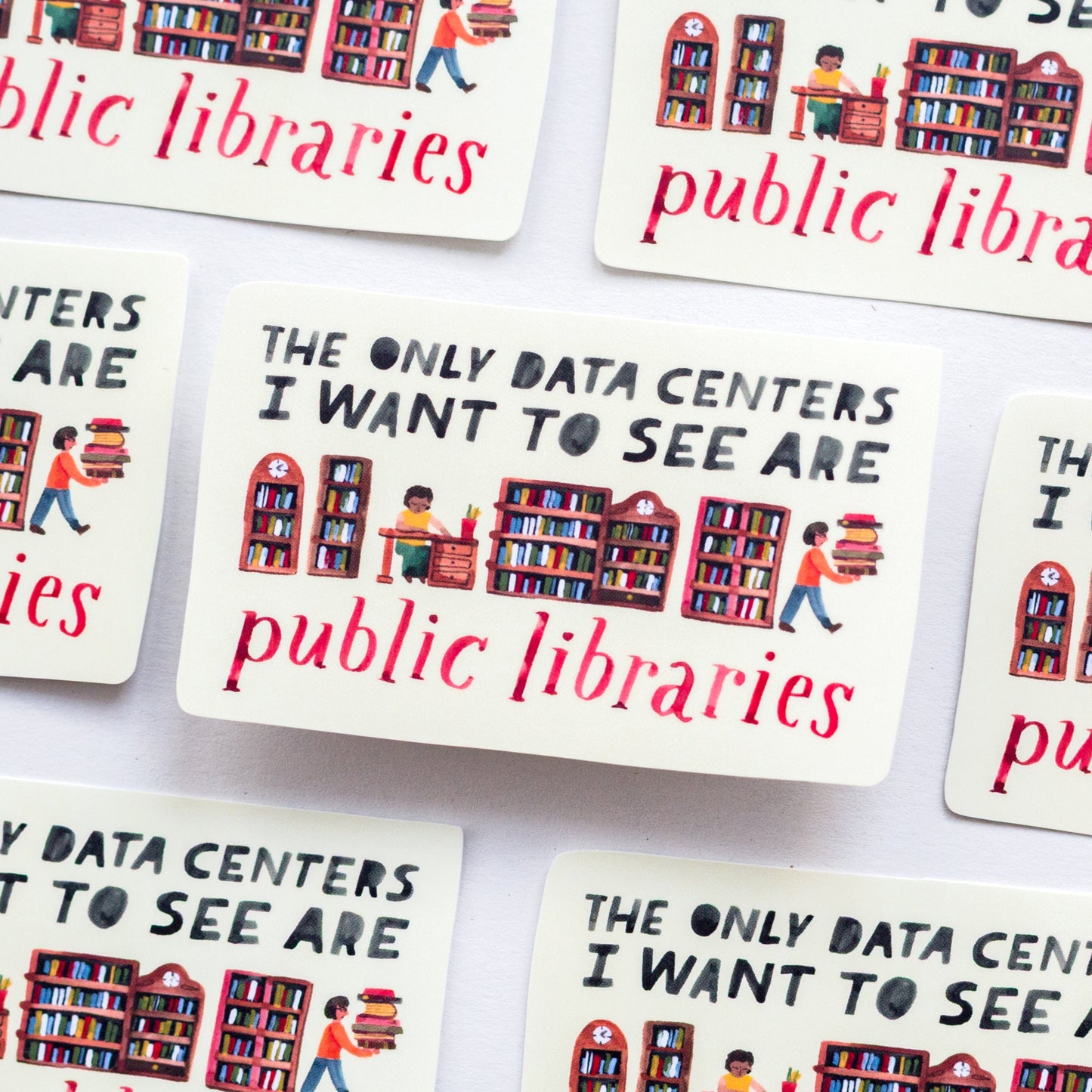 Vinyl Sticker — Libraries