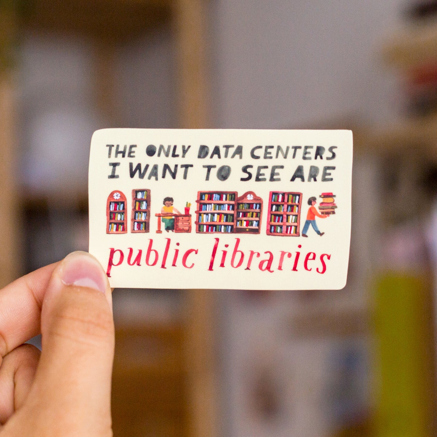Vinyl Sticker — Libraries