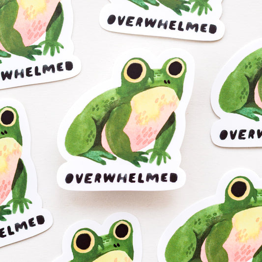 Vinylová samolepka — Overwhelmed