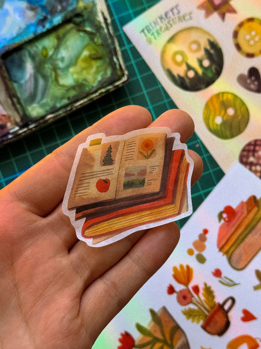 Vinyl sticker sheet — Stamps