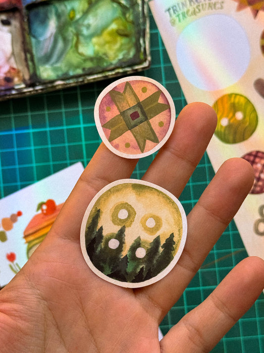 Vinyl sticker sheet — Stamps