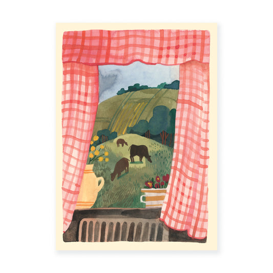 Pohlednice — Záclony