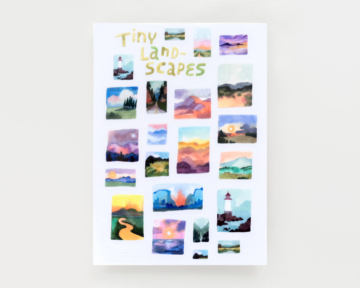 Vinylový samolepkový arch — Tiny Landscapes