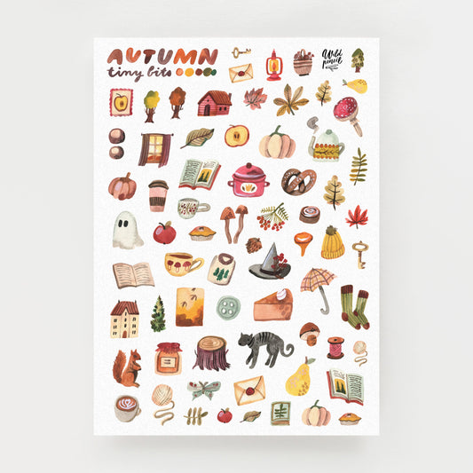 Vinyl sticker sheet — Summer Tiny Bits