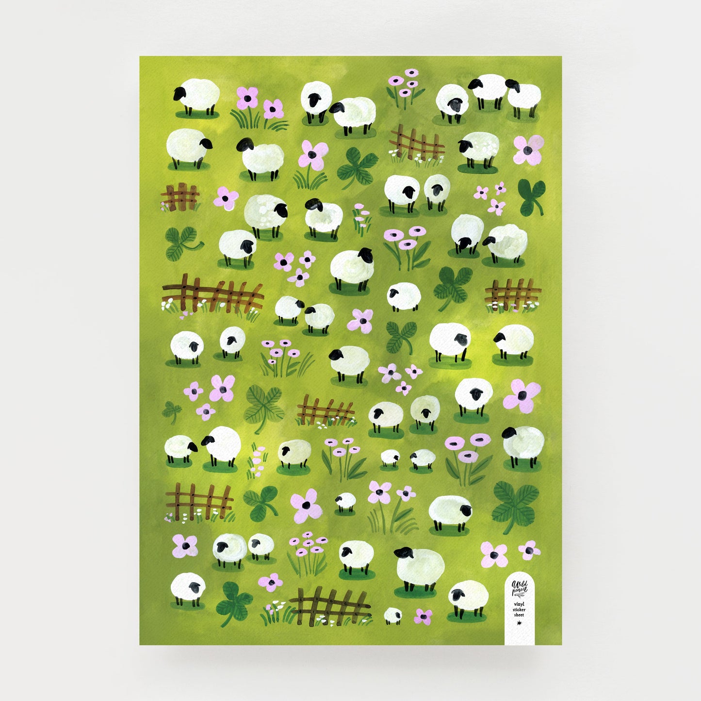 Vinyl sticker sheet — Stamps