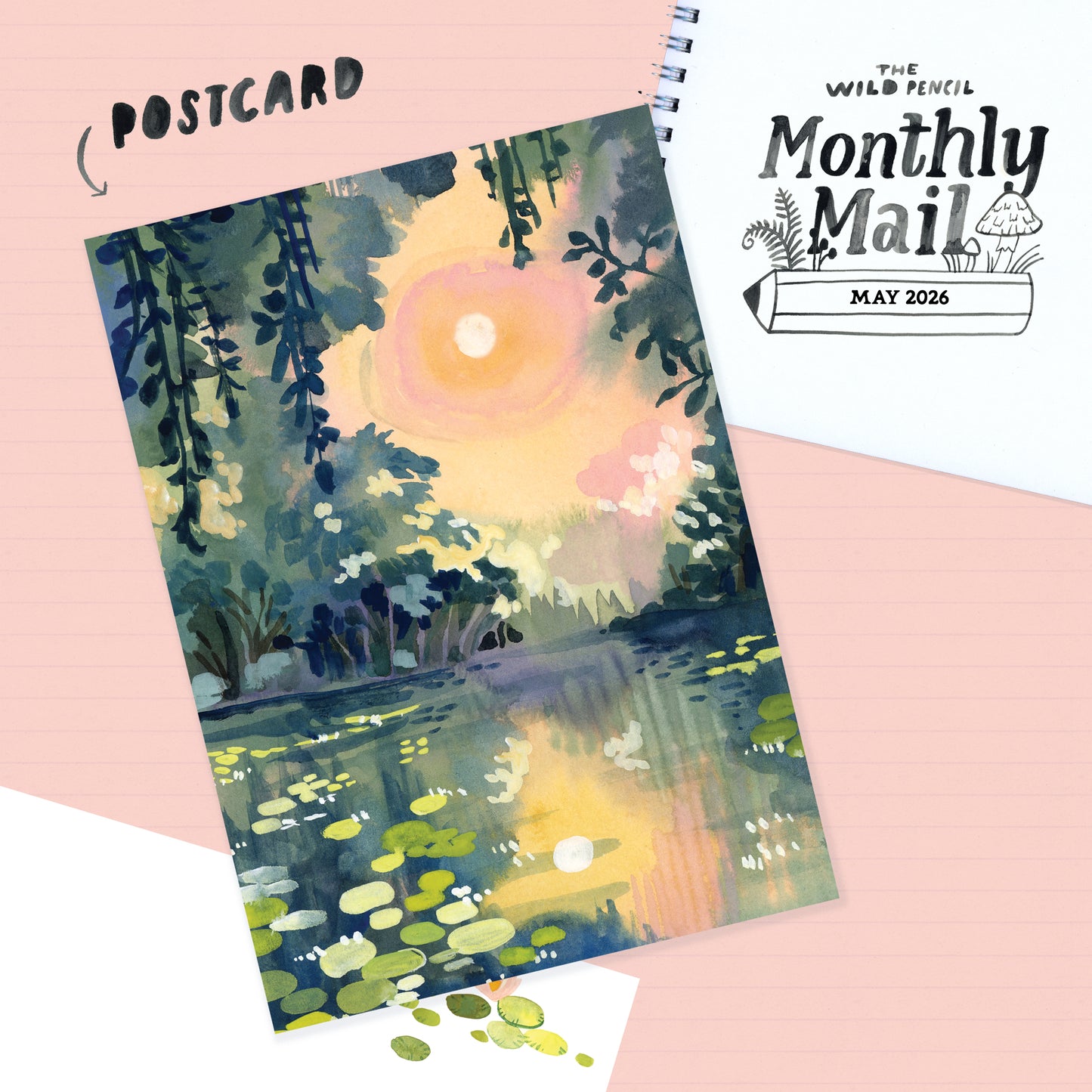 Monthly Postcard Subscription