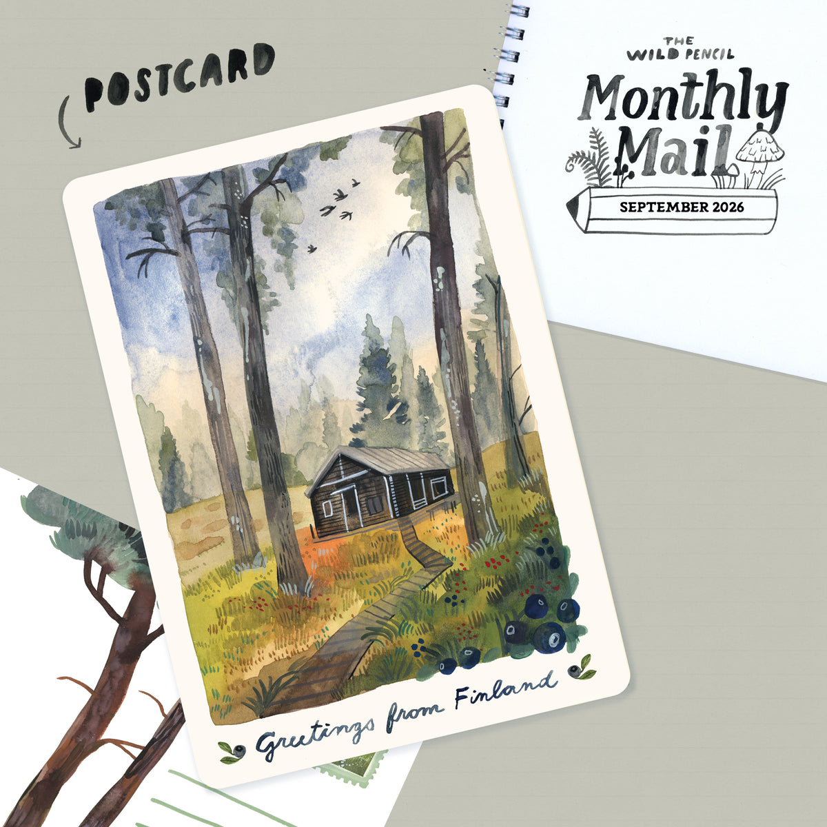 Monthly Postcard Subscription
