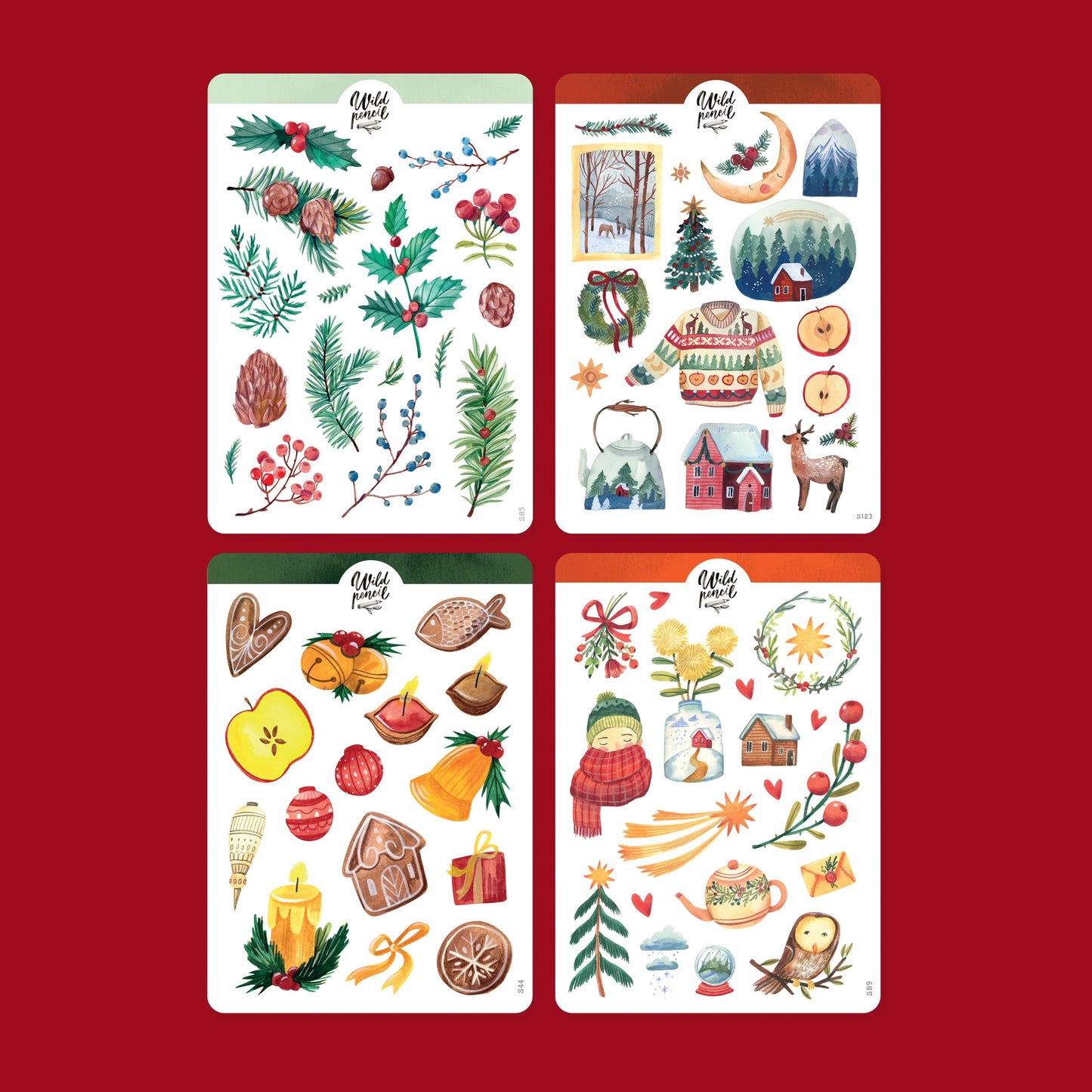 Samolepkový arch — Podzim