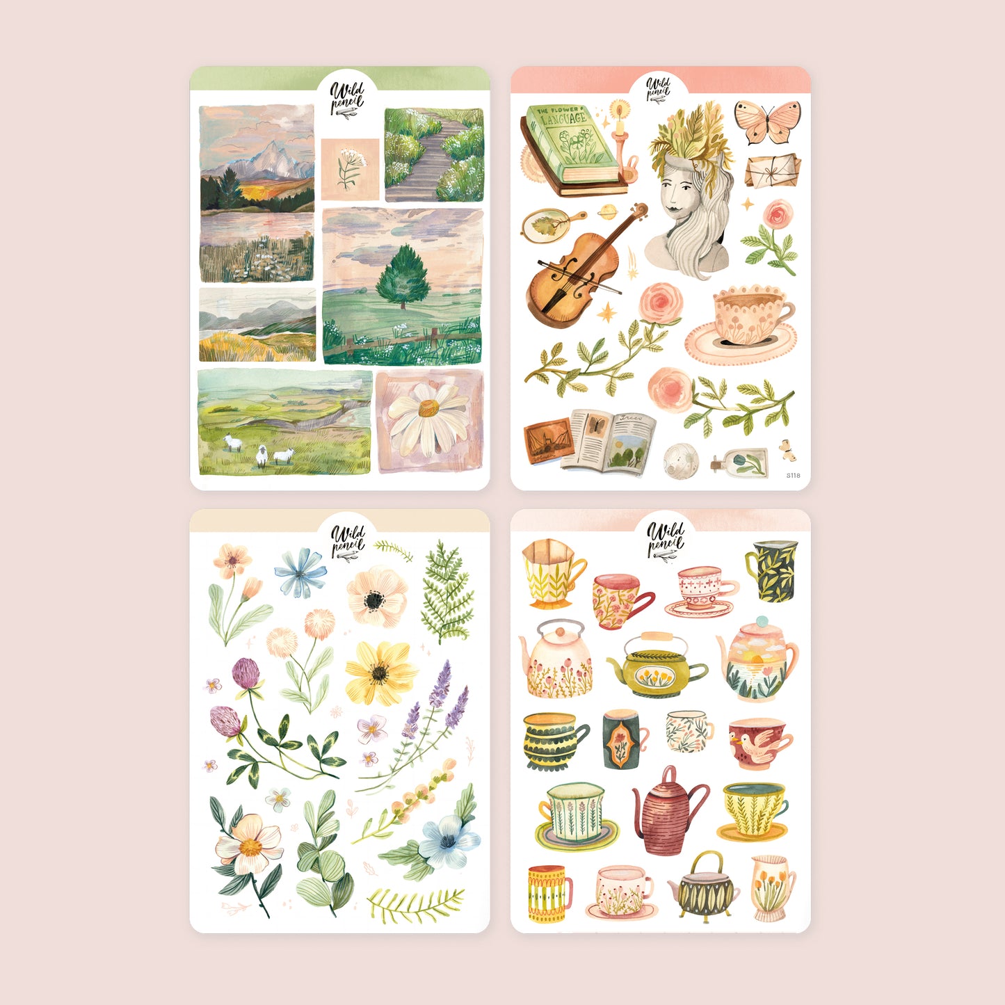 Samolepkový arch — Podzim