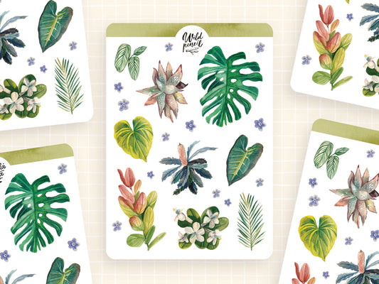 Sticker Sheet — Botanical Garden