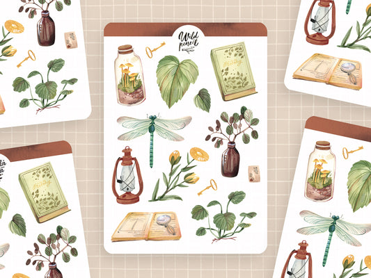 Sticker Sheet — Botanica