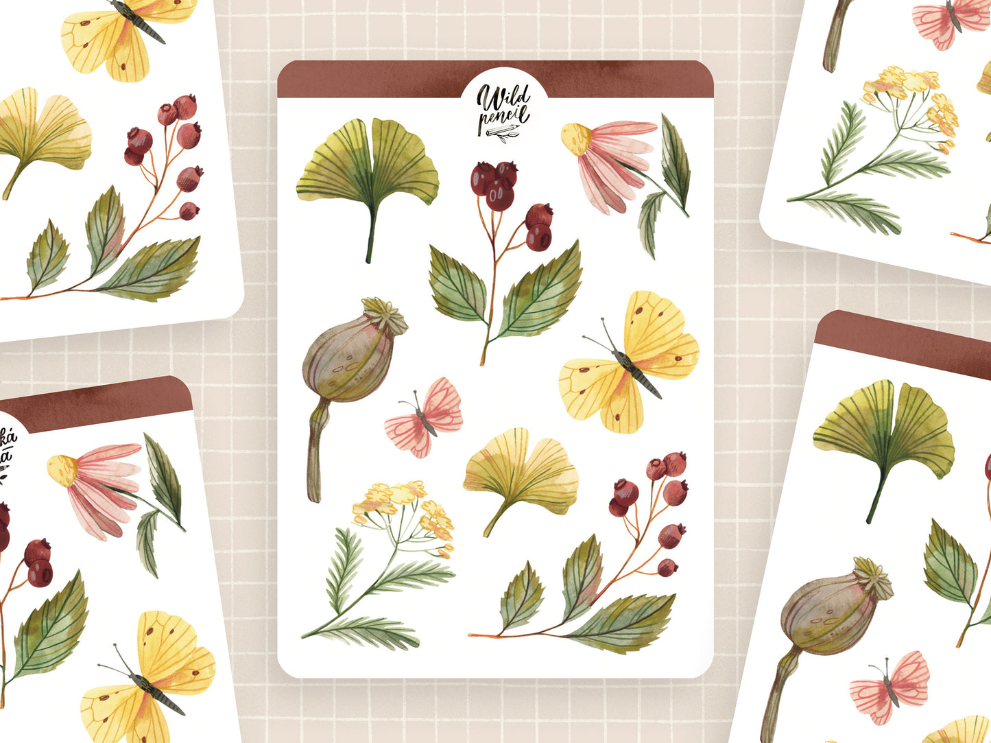 Sticker Sheet — Forest Treasures