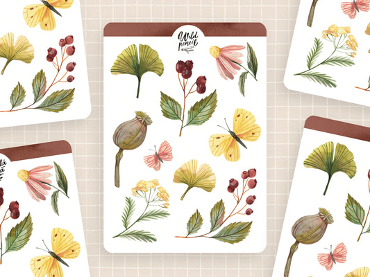 Sticker Sheet — Forest Treasures