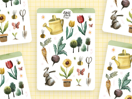 Sticker Sheet — Spring